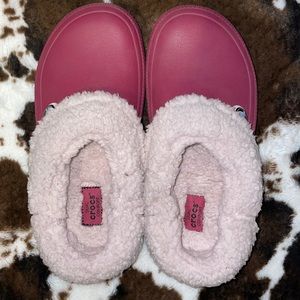 Dual Crocs Comfort. M/4 , W/6. Rose pink/Maroon.